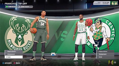 NBA Live 19 Released Screen